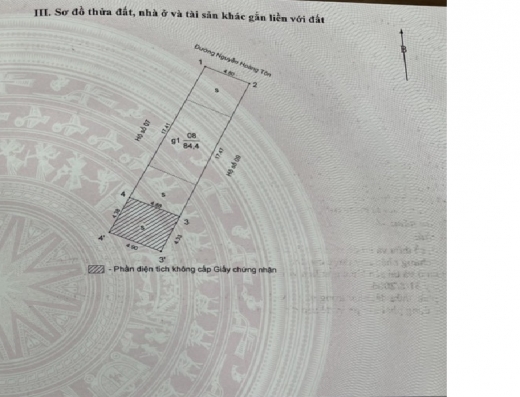 Bán đất Nguyễn Hoàng Tôn 84.4m 8.7 tỷ